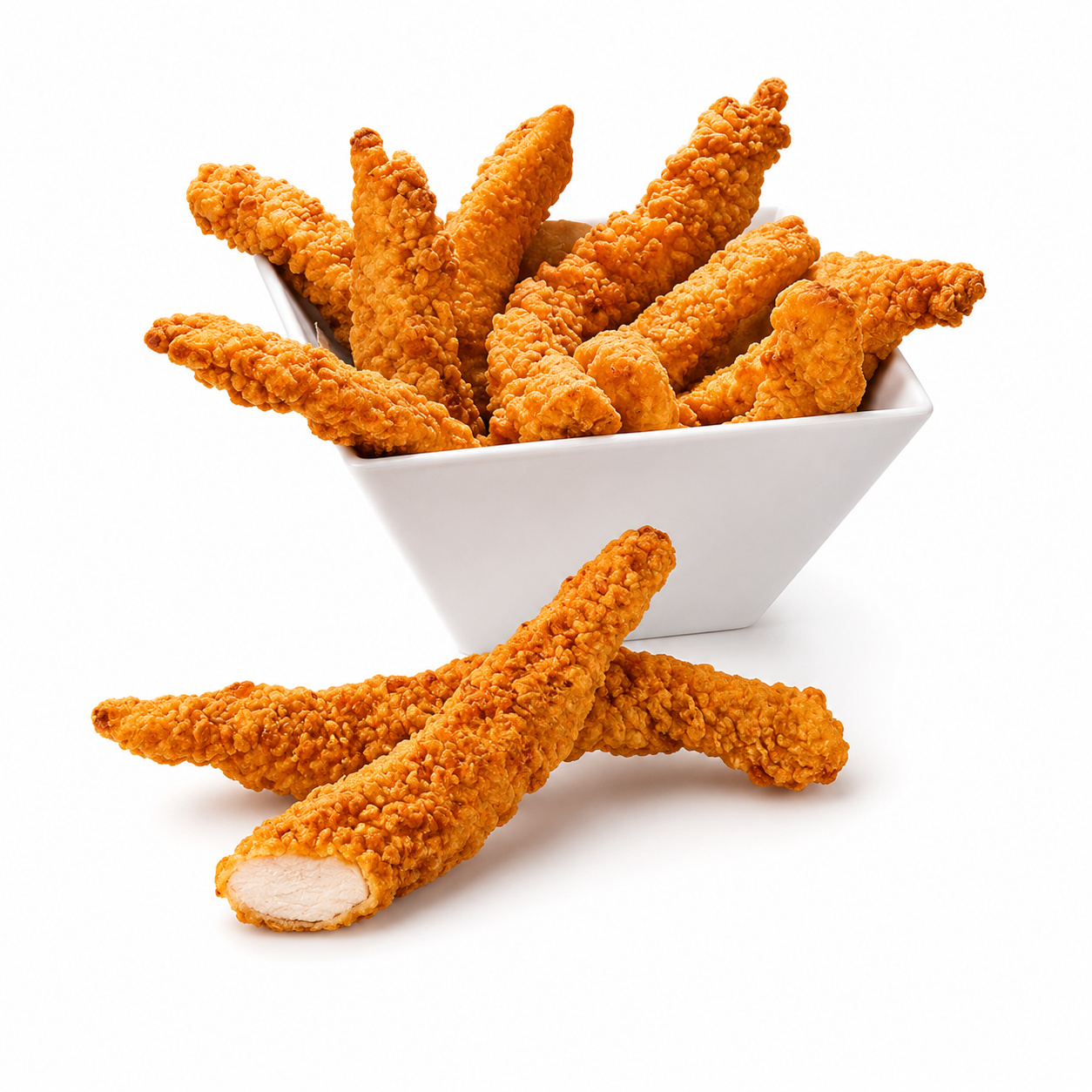 Bastones de pollo cajún